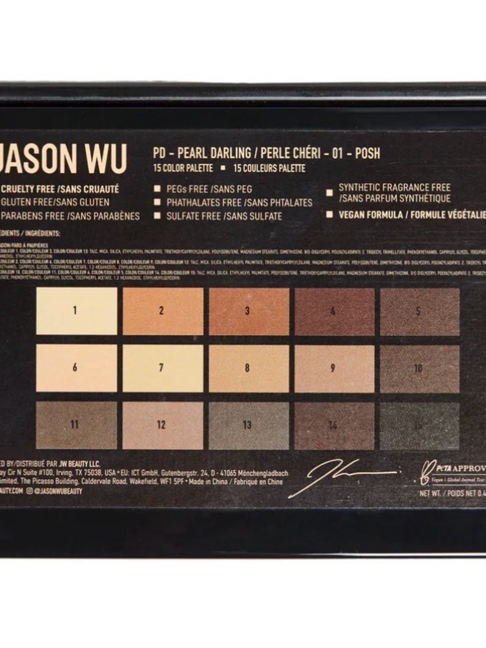 Jason Wu Pearl Darling -Posh 01 Eyeshadow Palette - Picture 5 of 7